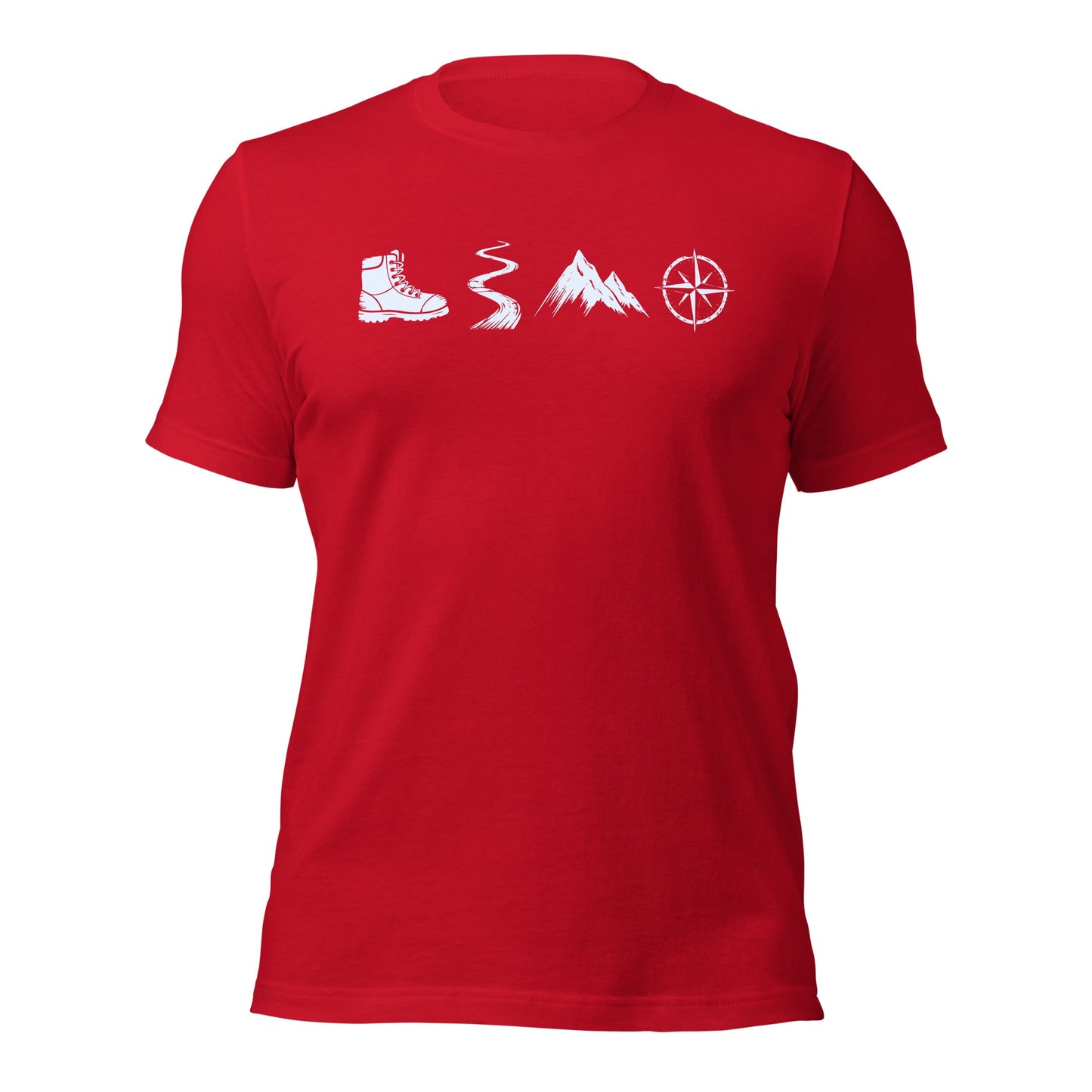 A Day Well Spent Hiking, Outdoorsman's Graphic T-shirt - Inken Image