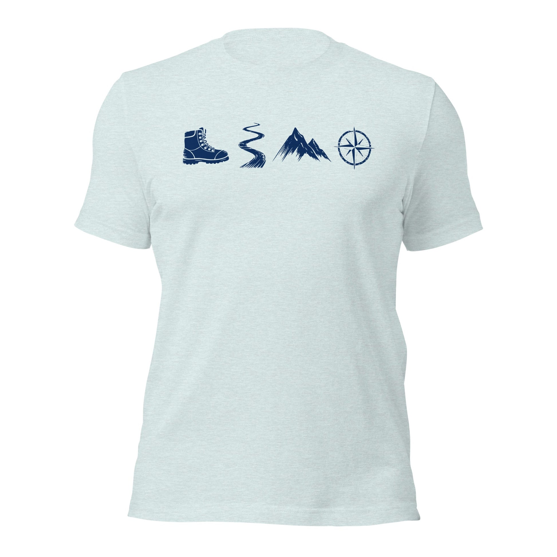 A Day Well Spent Hiking, Outdoorsman's Graphic T-shirt - Inken Image