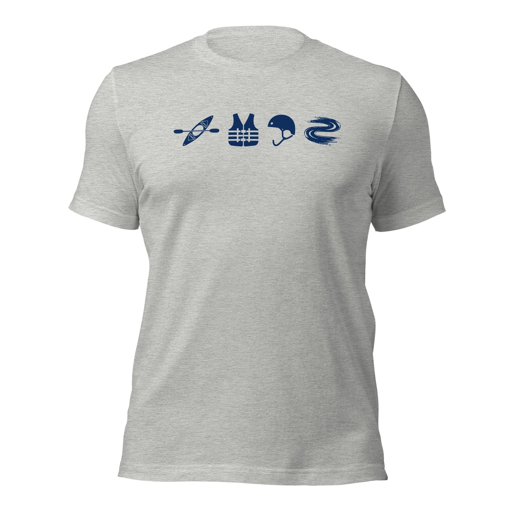 A Day Well Spent Kayaking, Whitewater Graphic T-Shirt - Inken Image