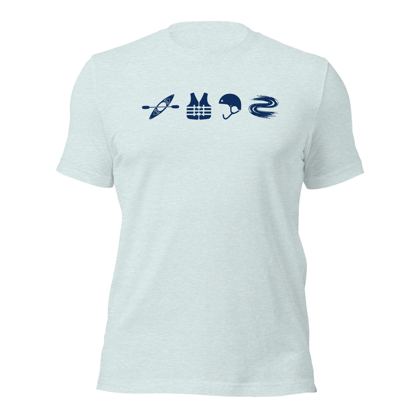 A Day Well Spent Kayaking, Whitewater Graphic T-Shirt - Inken Image