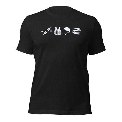 A Day Well Spent Kayaking, Whitewater Graphic T-Shirt - Inken Image