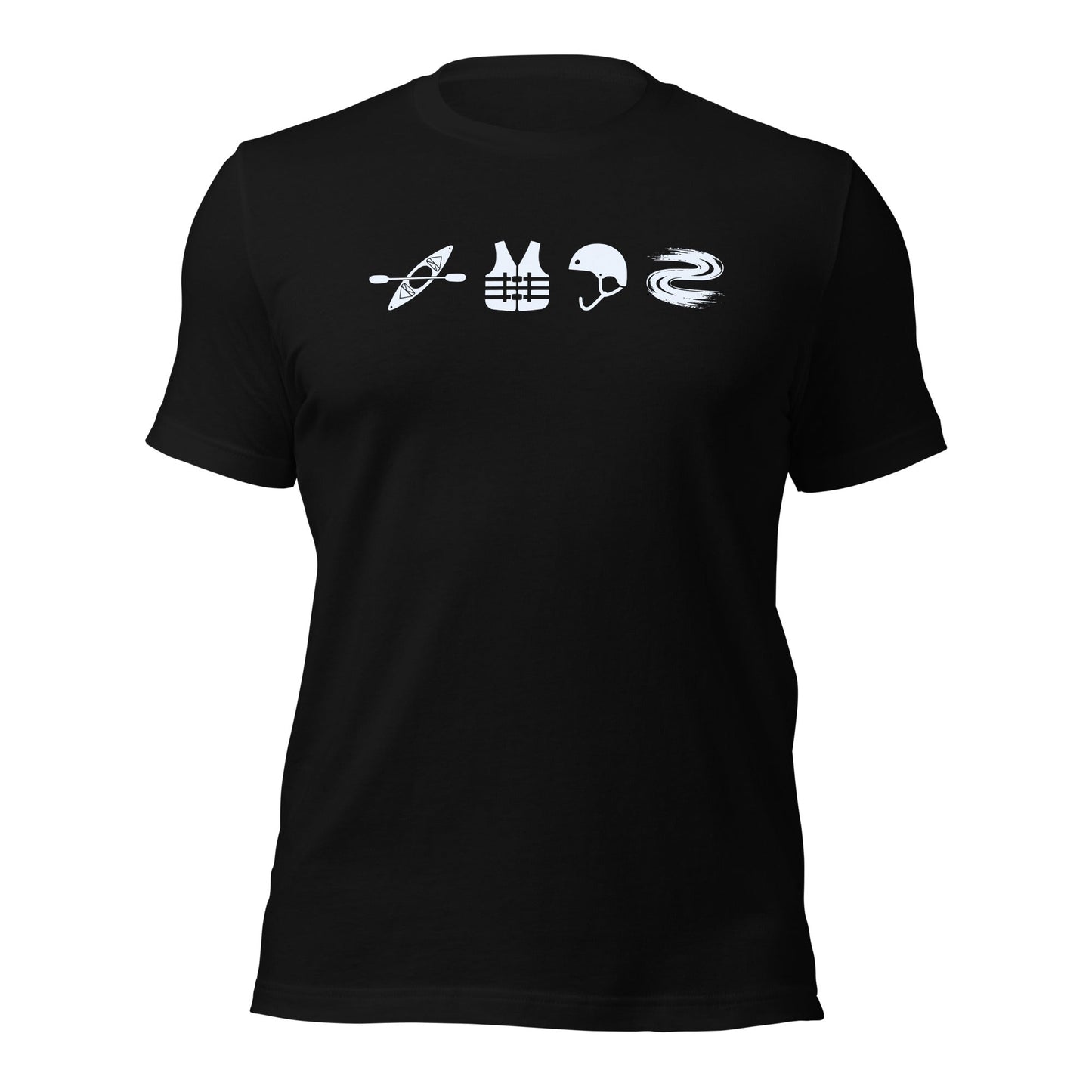 A Day Well Spent Kayaking, Whitewater Graphic T-Shirt - Inken Image