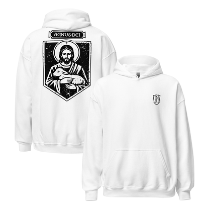 Agnus Dei, Lamb of God Christ Icon Graphic Hoodie - Inken Image
