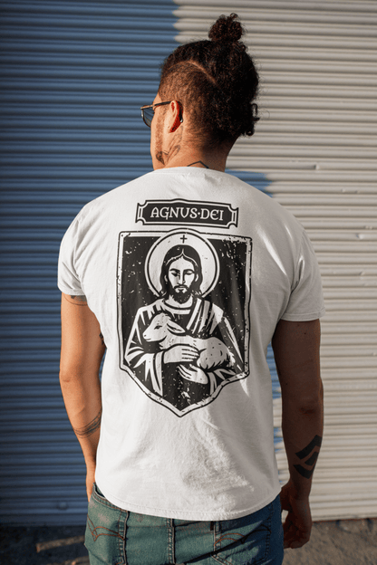 Agnus Dei, Lamb of God Christ Icon Graphic T-Shirt - Inken Image