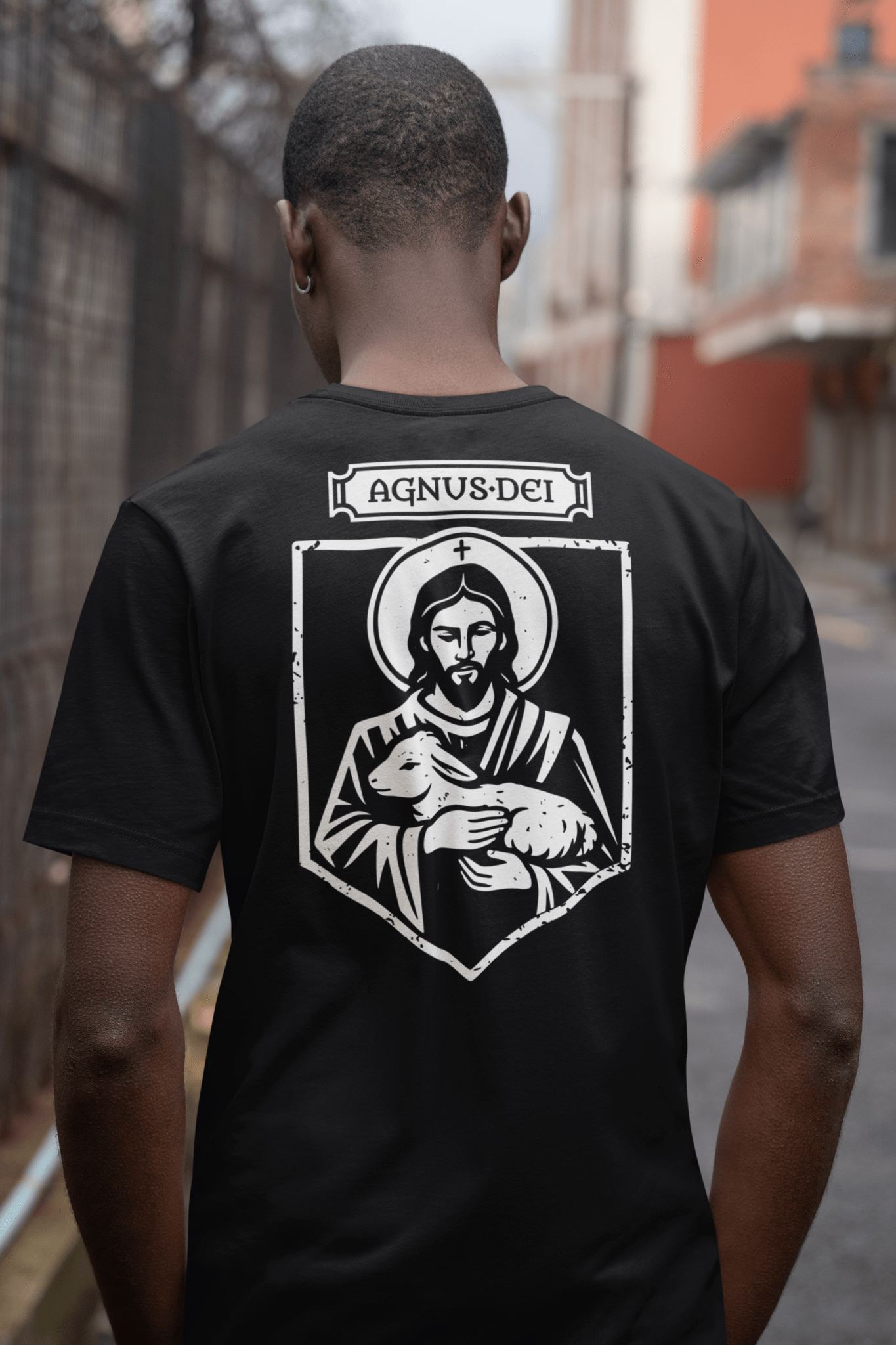Agnus Dei, Lamb of God Christ Icon Graphic T-Shirt - Inken Image