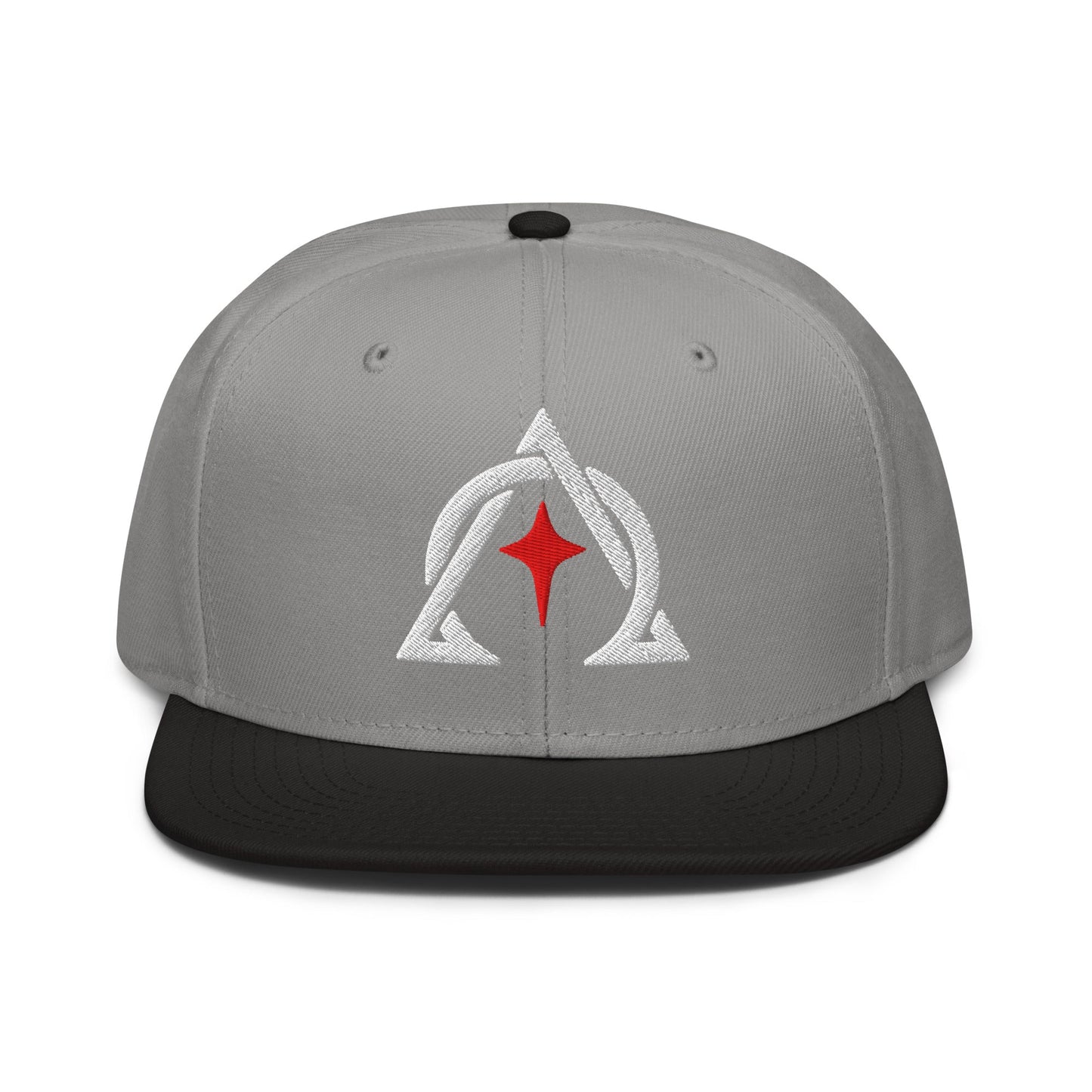 Alpha and Omega Interwoven 3D Puff Snapback - Inken Image