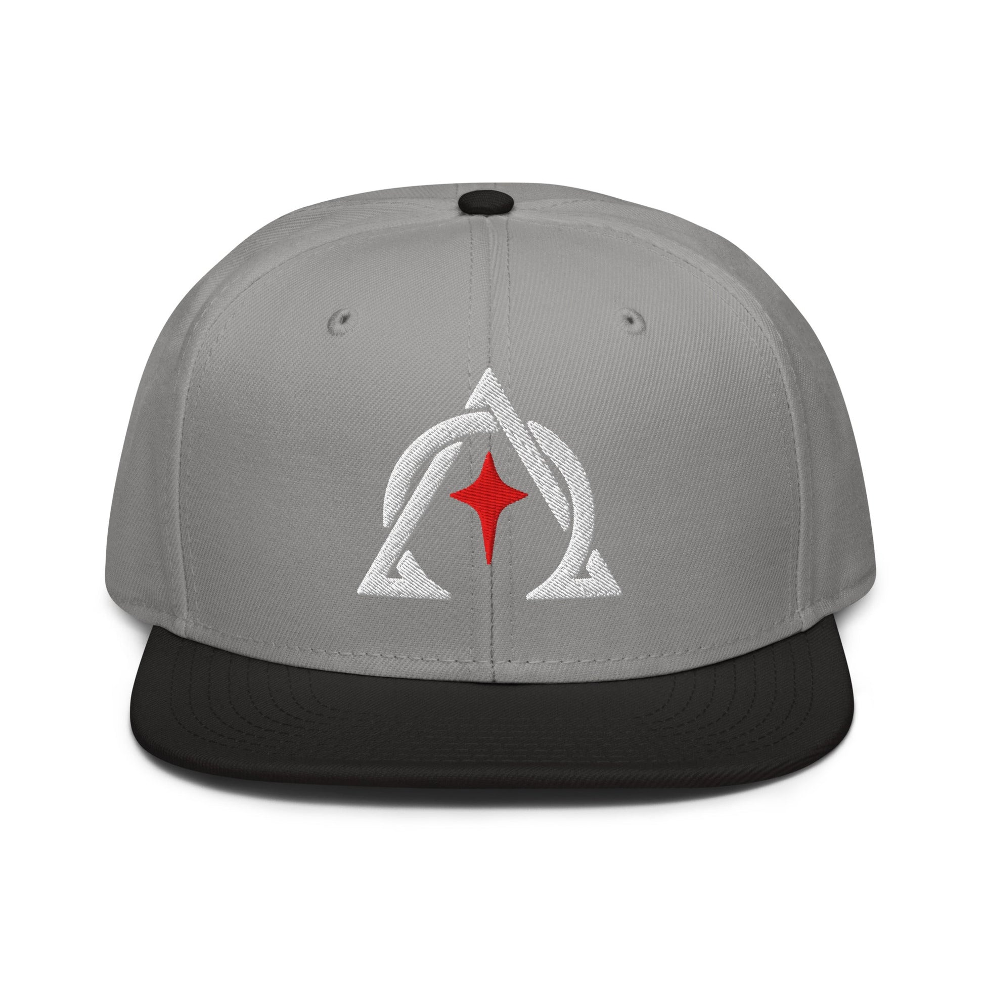 Alpha and Omega Interwoven 3D Puff Snapback - Inken Image