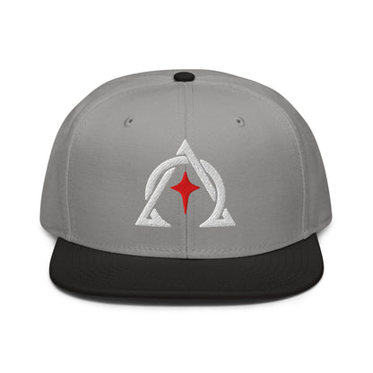 Alpha and Omega Interwoven 3D Puff Snapback - Inken Image