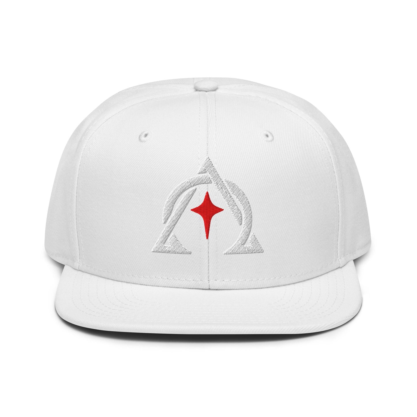 Alpha and Omega Interwoven 3D Puff Snapback - Inken Image