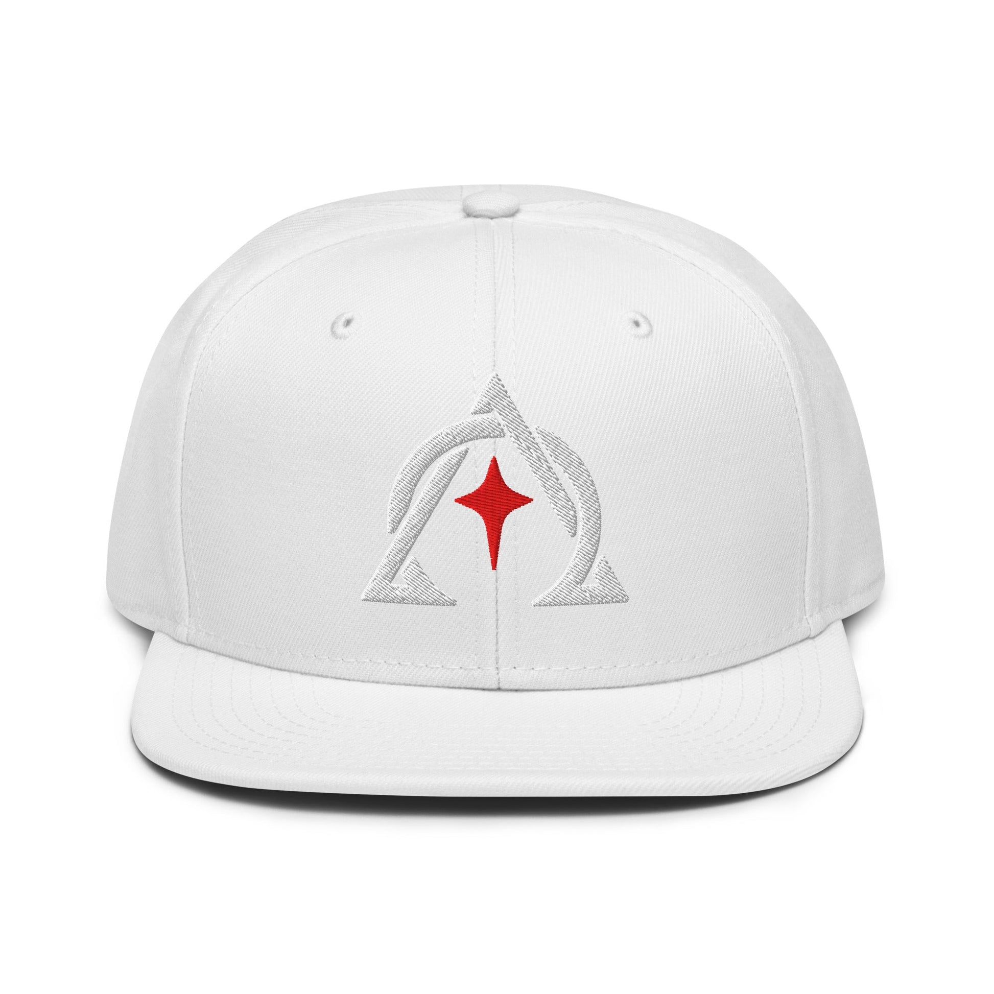 Alpha and Omega Interwoven 3D Puff Snapback - Inken Image