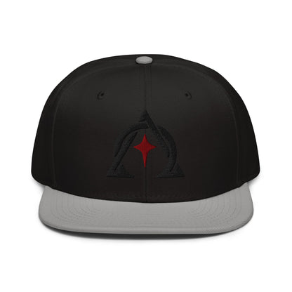 Alpha and Omega Interwoven 3D Puff Snapback - Inken Image