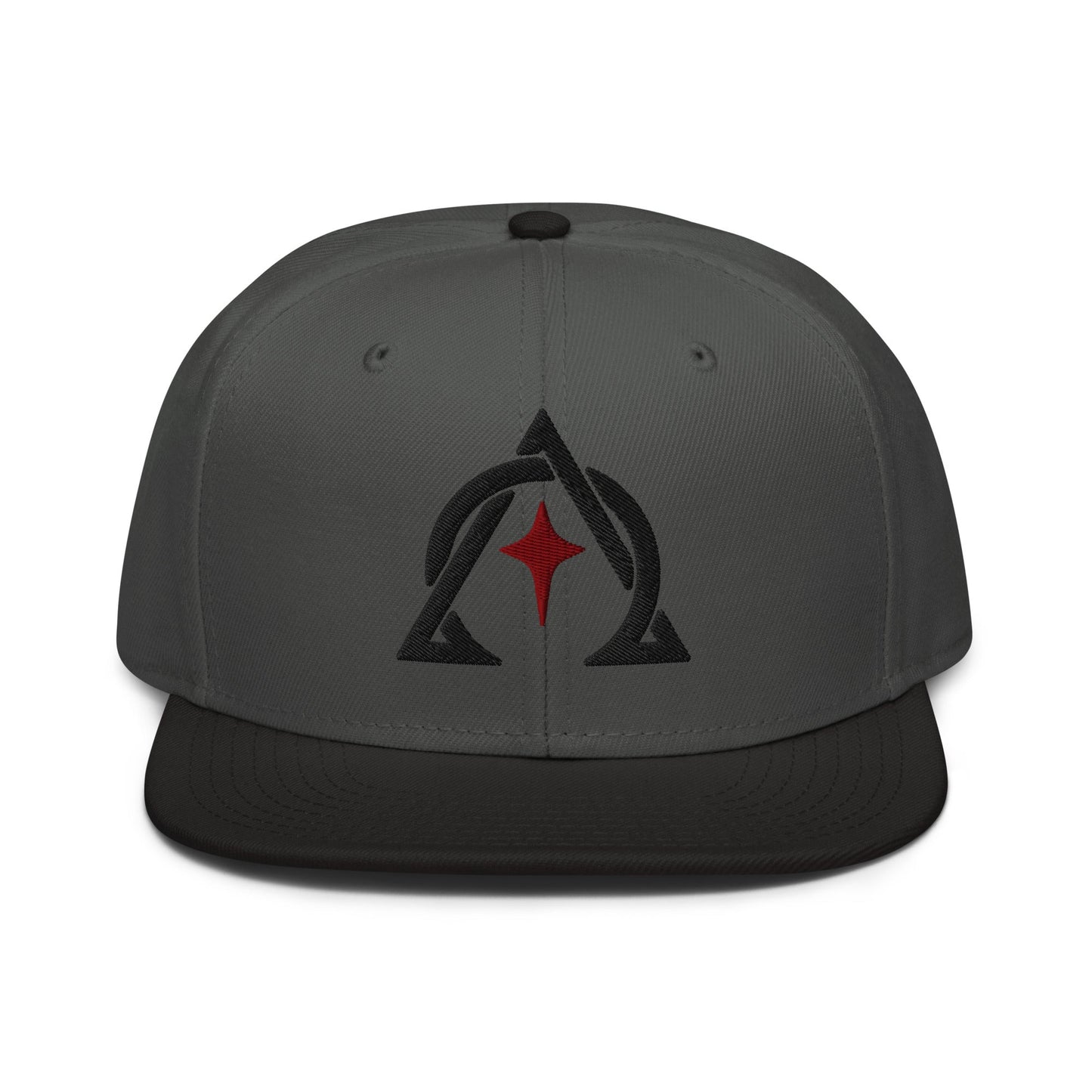 Alpha and Omega Interwoven 3D Puff Snapback - Inken Image