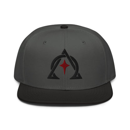 Alpha and Omega Interwoven 3D Puff Snapback - Inken Image