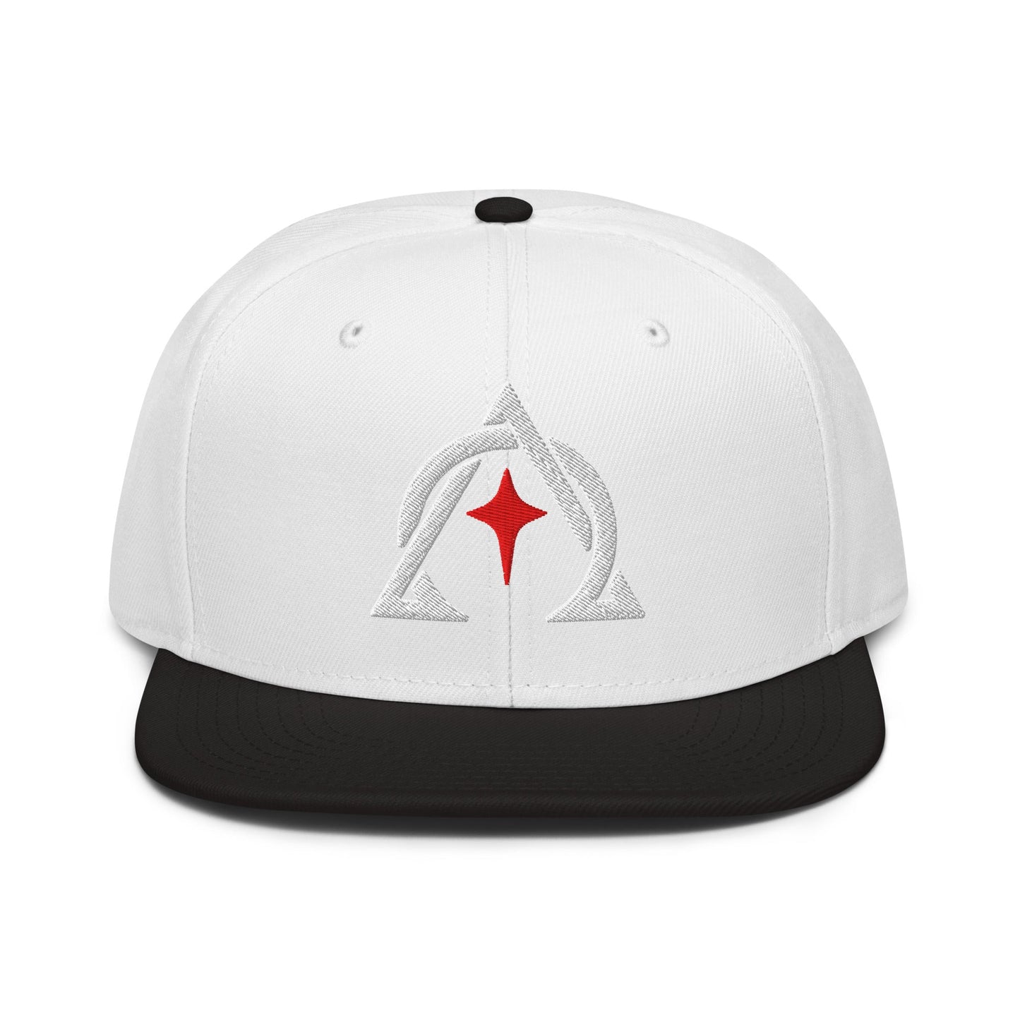 Alpha and Omega Interwoven 3D Puff Snapback - Inken Image