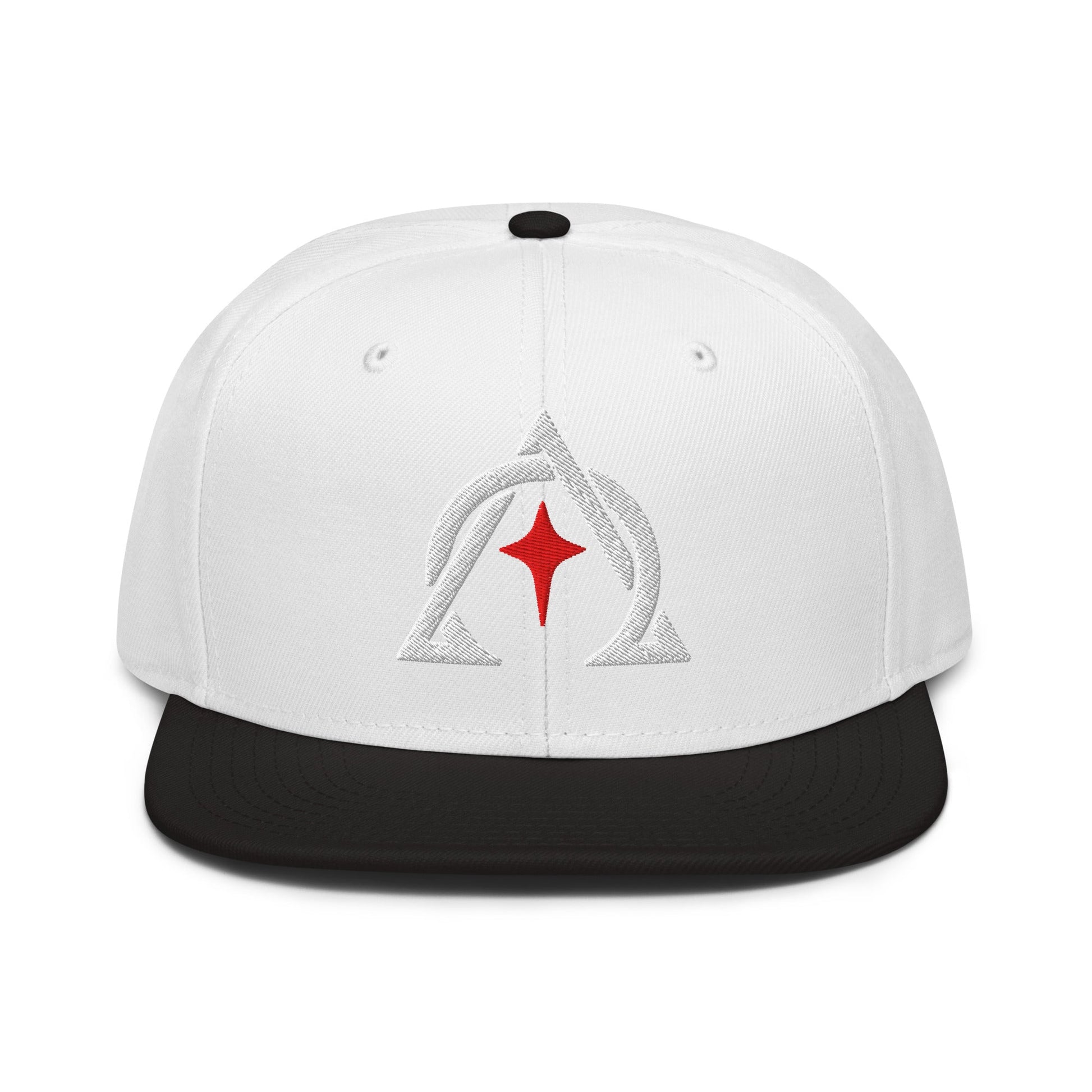 Alpha and Omega Interwoven 3D Puff Snapback - Inken Image