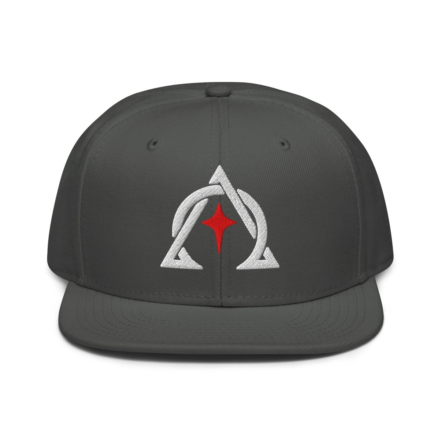 Alpha and Omega Interwoven 3D Puff Snapback - Inken Image
