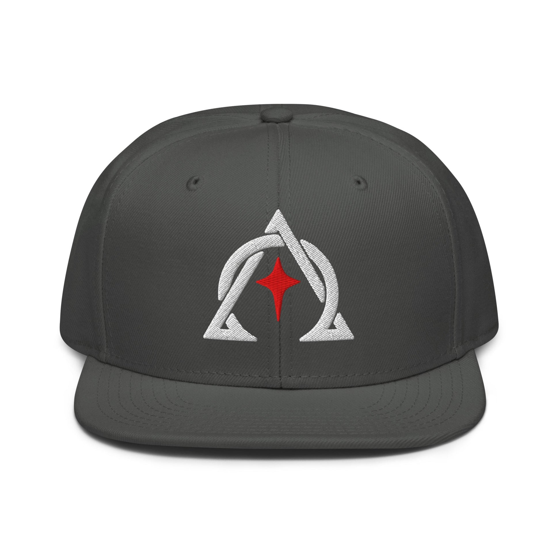 Alpha and Omega Interwoven 3D Puff Snapback - Inken Image