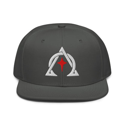 Alpha and Omega Interwoven 3D Puff Snapback - Inken Image
