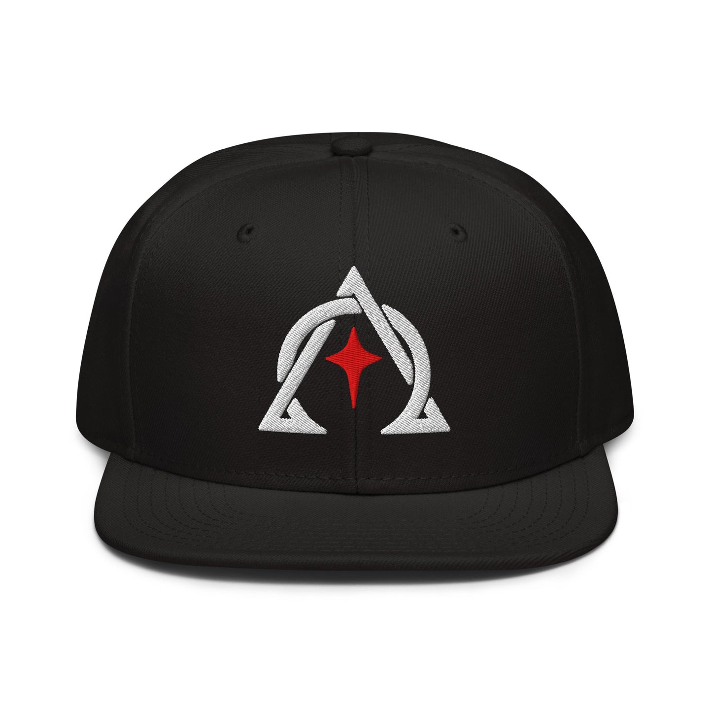 Alpha and Omega Interwoven 3D Puff Snapback - Inken Image