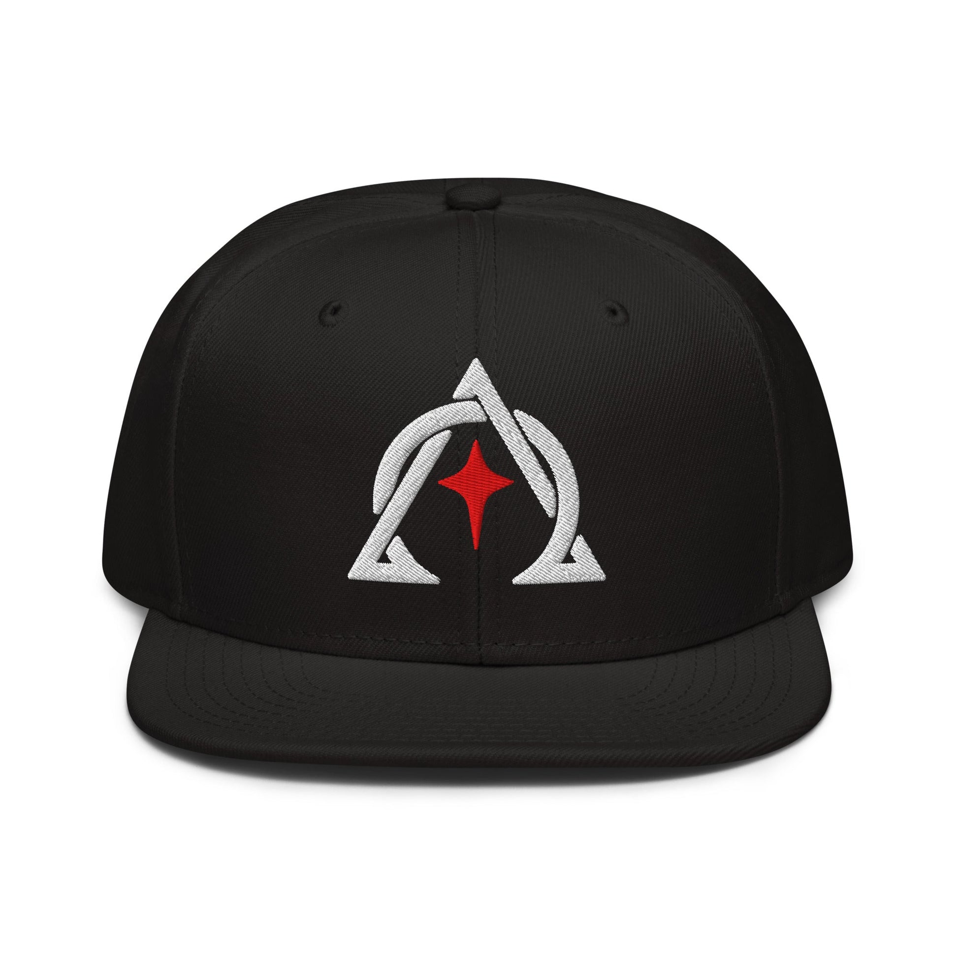 Alpha and Omega Interwoven 3D Puff Snapback - Inken Image