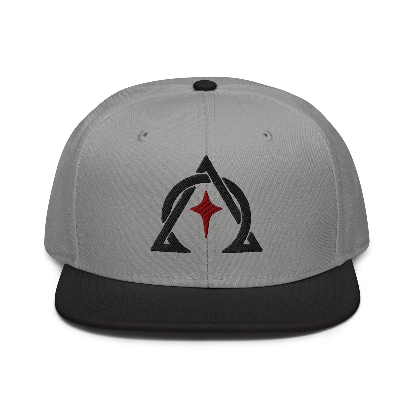Alpha and Omega Interwoven 3D Puff Snapback - Inken Image