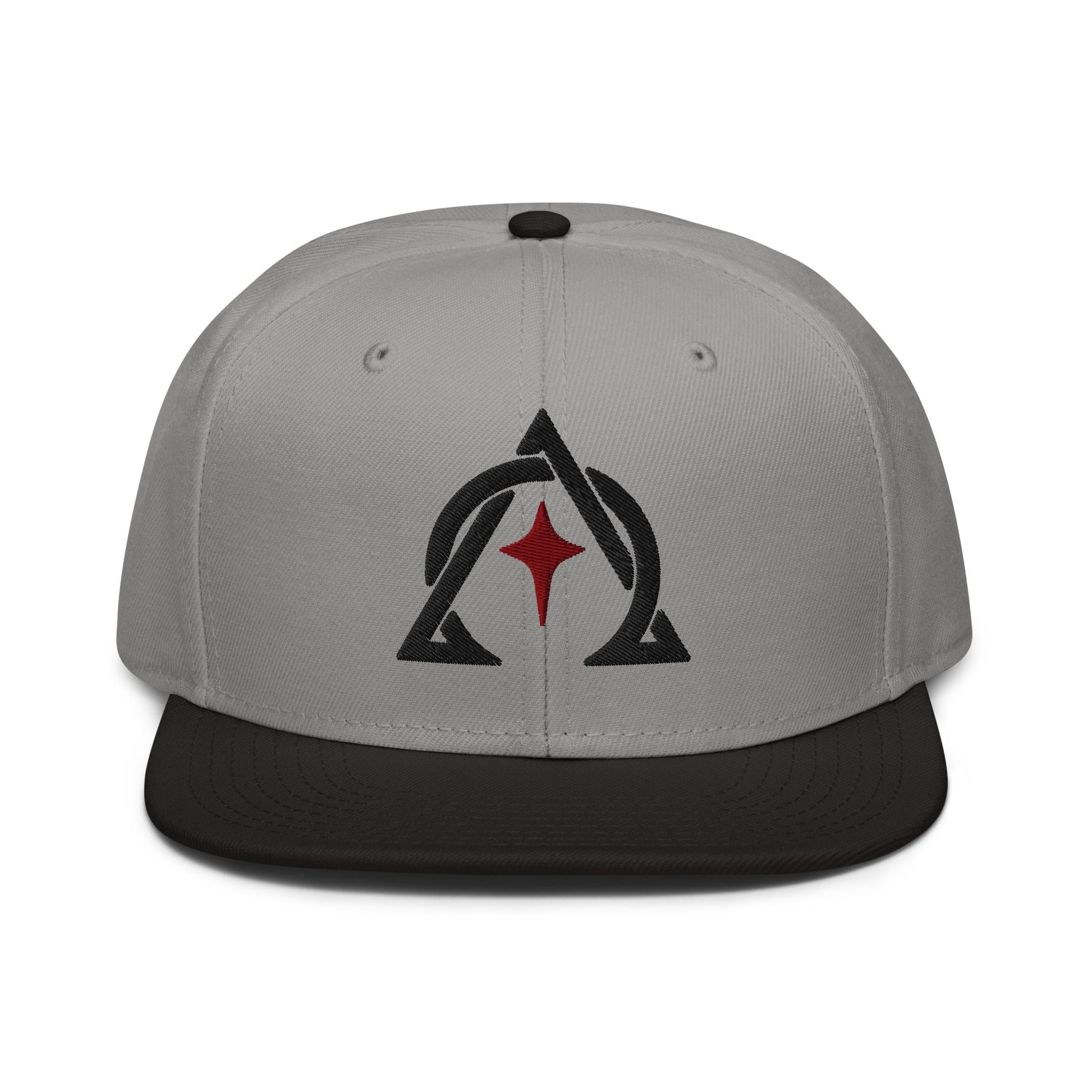 Alpha and Omega Interwoven 3D Puff Snapback - Inken Image