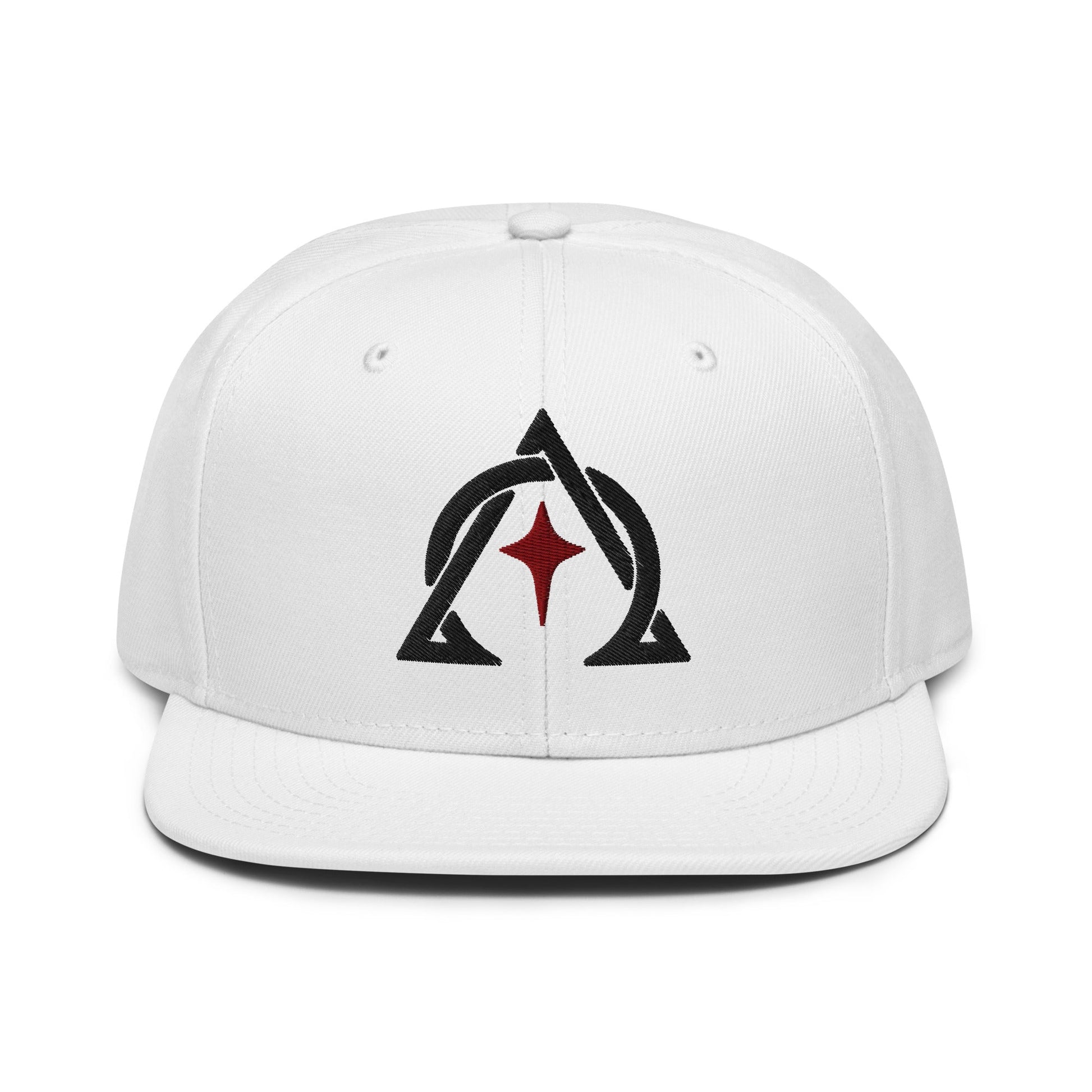 Alpha and Omega Interwoven 3D Puff Snapback - Inken Image