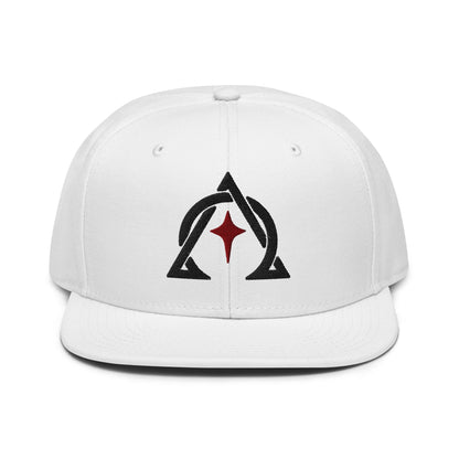 Alpha and Omega Interwoven 3D Puff Snapback - Inken Image