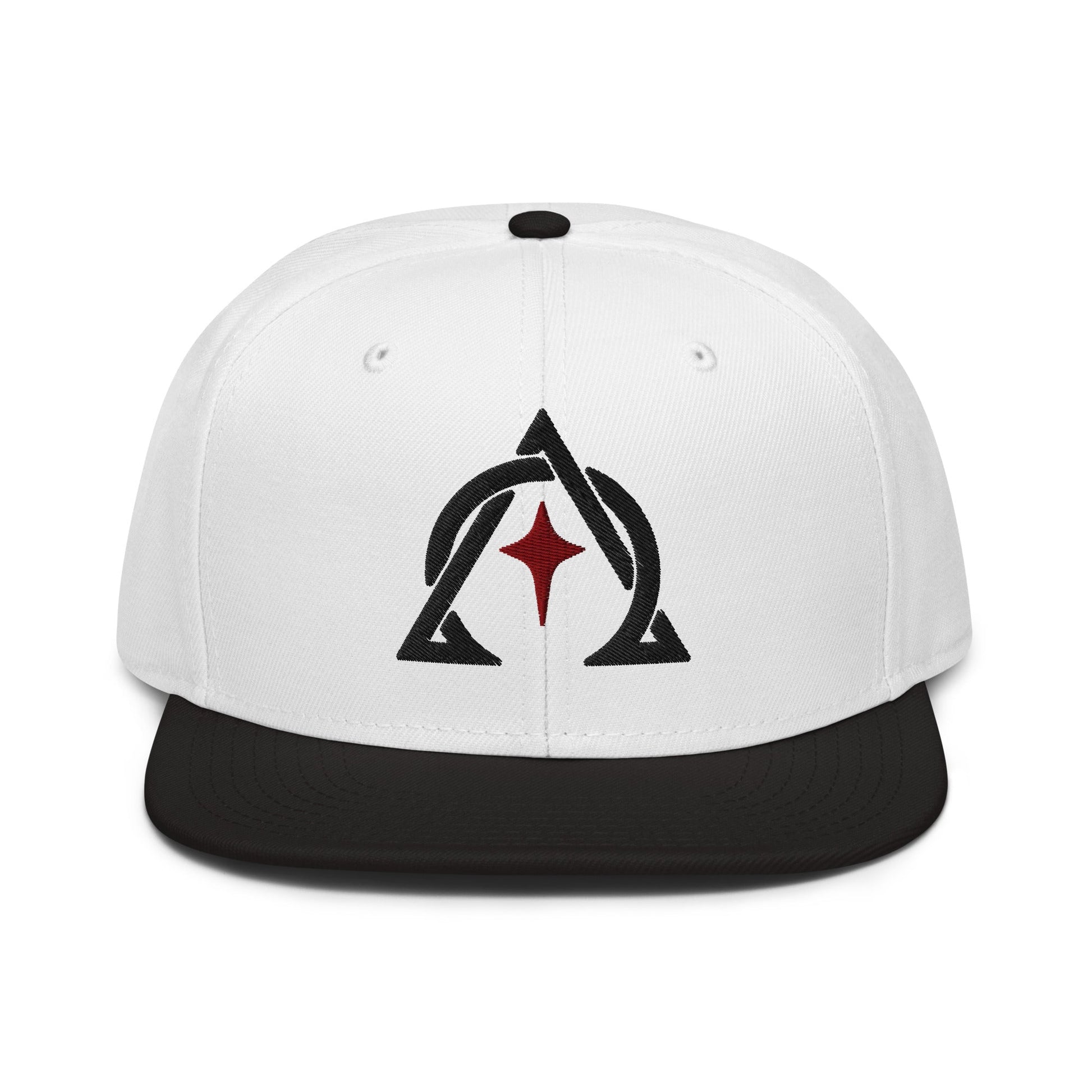 Alpha and Omega Interwoven 3D Puff Snapback - Inken Image