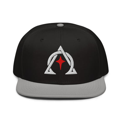 Alpha and Omega Interwoven 3D Puff Snapback - Inken Image