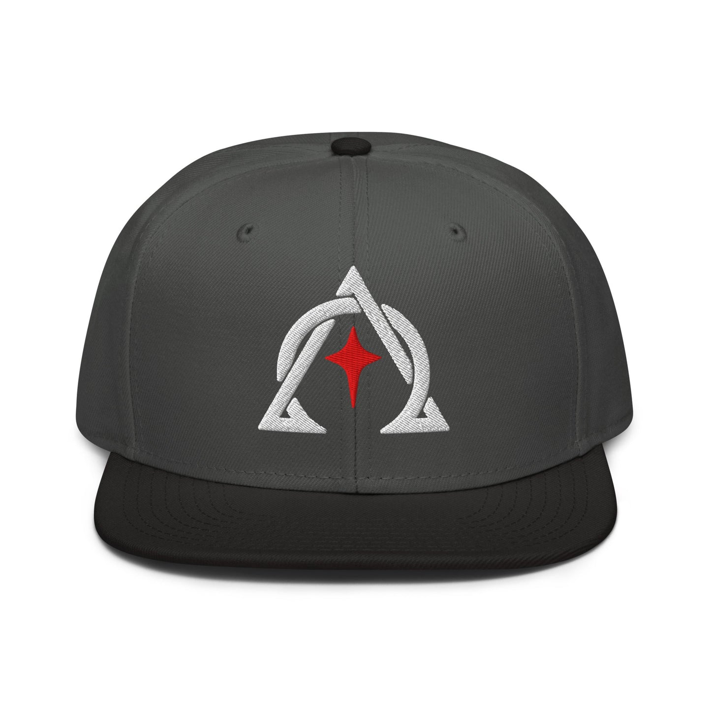 Alpha and Omega Interwoven 3D Puff Snapback - Inken Image