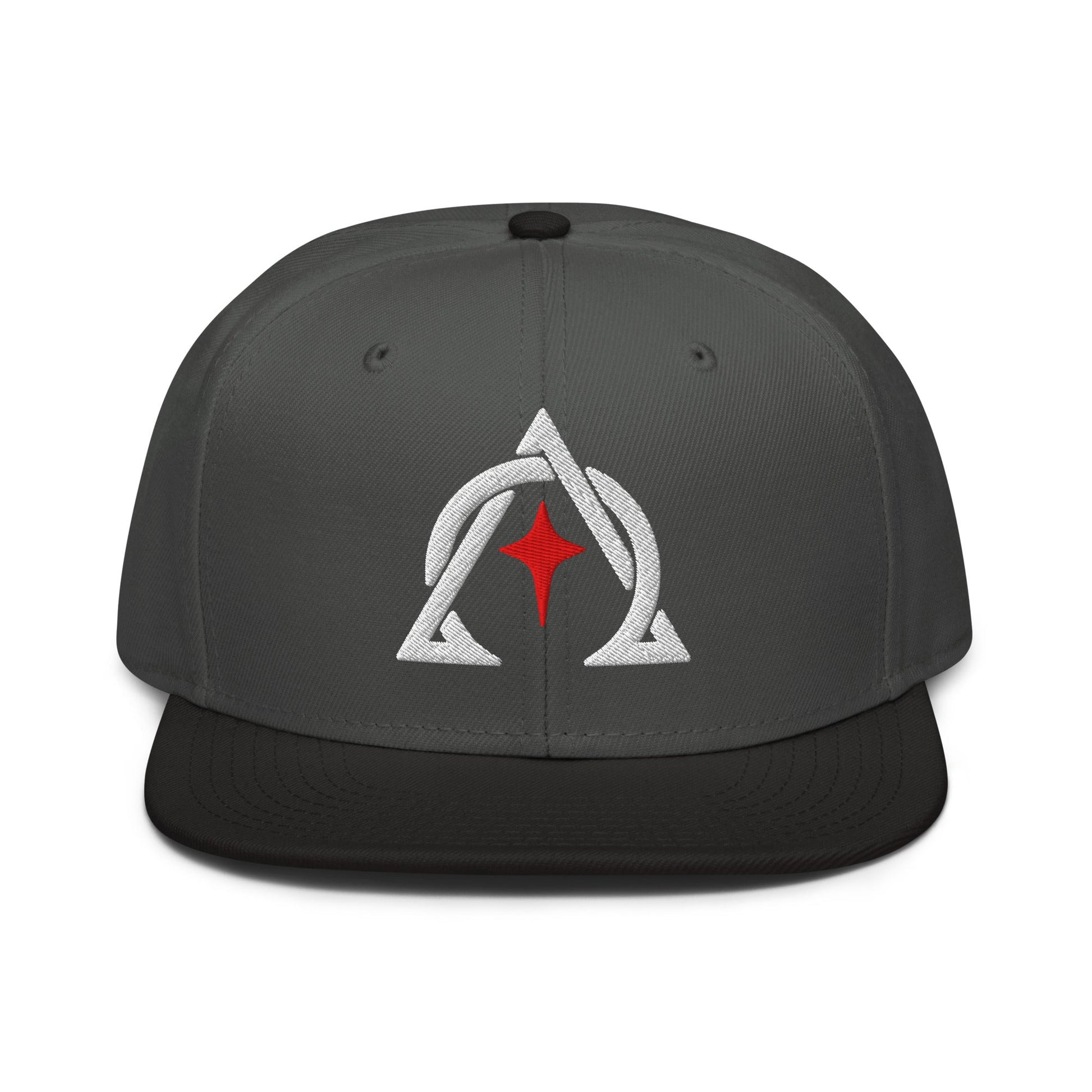 Alpha and Omega Interwoven 3D Puff Snapback - Inken Image