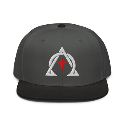 Alpha and Omega Interwoven 3D Puff Snapback - Inken Image
