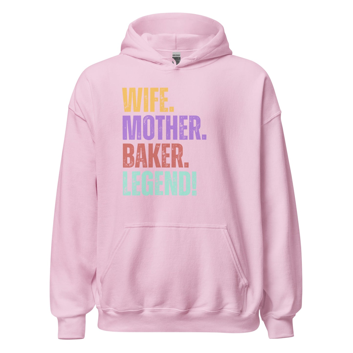 Baker Legend Wife Hoodie Fun Mom Baking Sweatshirt - Inken Image