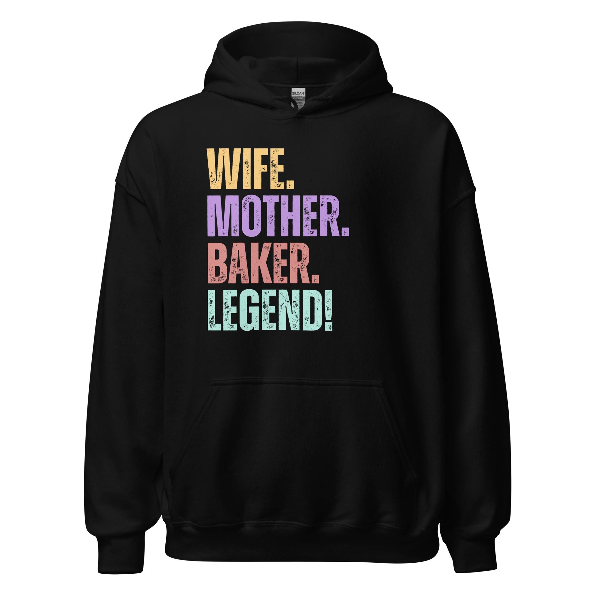 Baker Legend Wife Hoodie Fun Mom Baking Sweatshirt - Inken Image