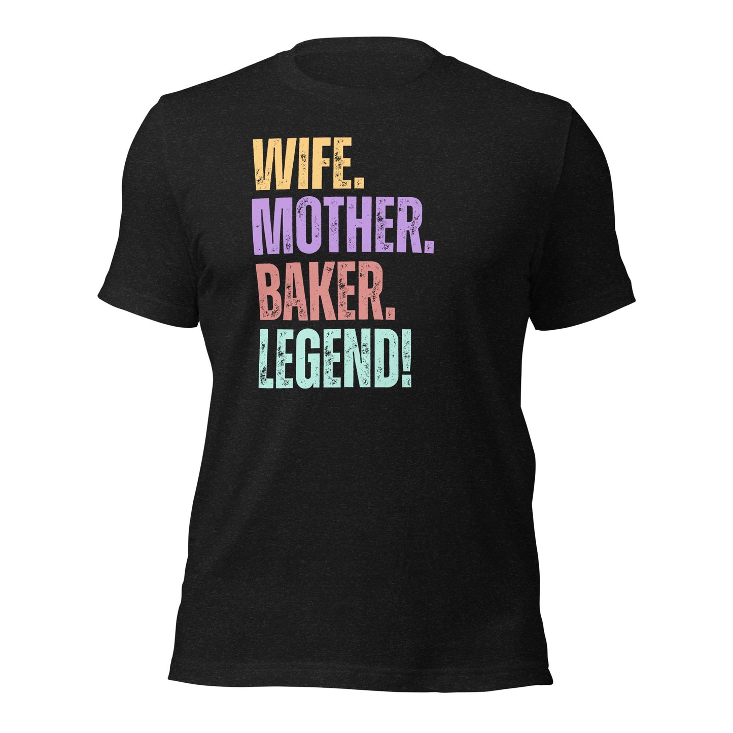 Baker Legend Wife Shirt Fun Mom Baking Tee - Inken Image