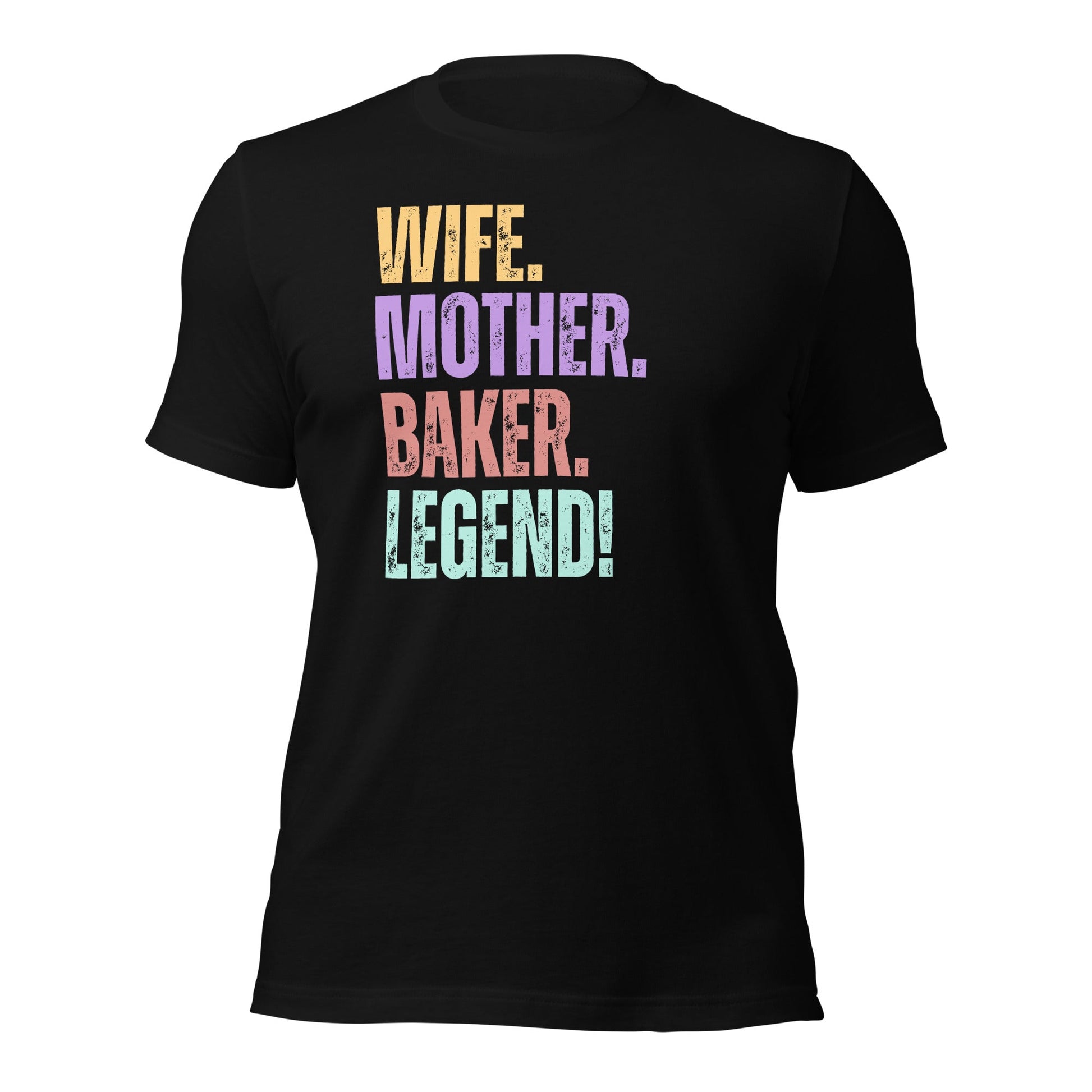 Baker Legend Wife Shirt Fun Mom Baking Tee - Inken Image