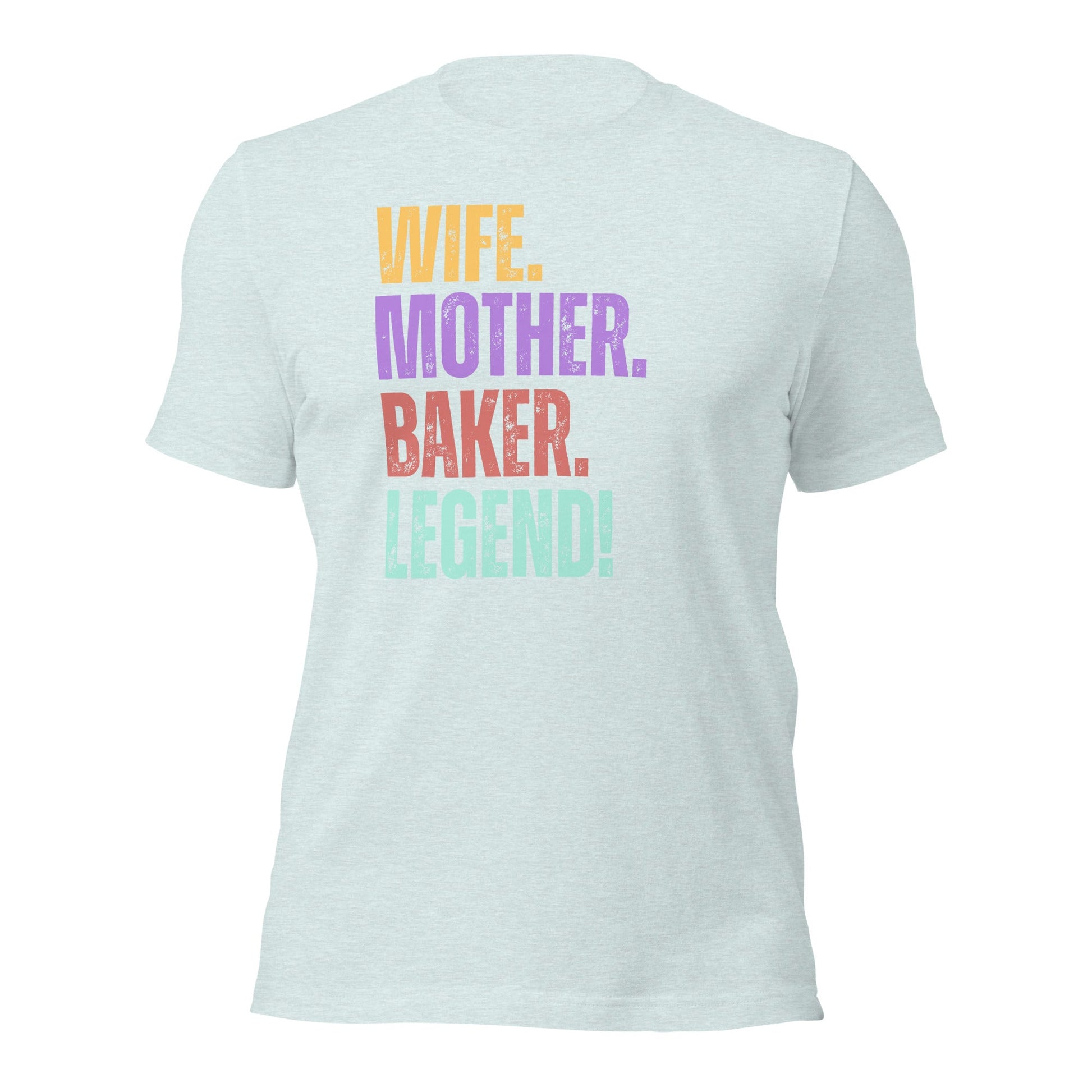 Baker Legend Wife Shirt Fun Mom Baking Tee - Inken Image