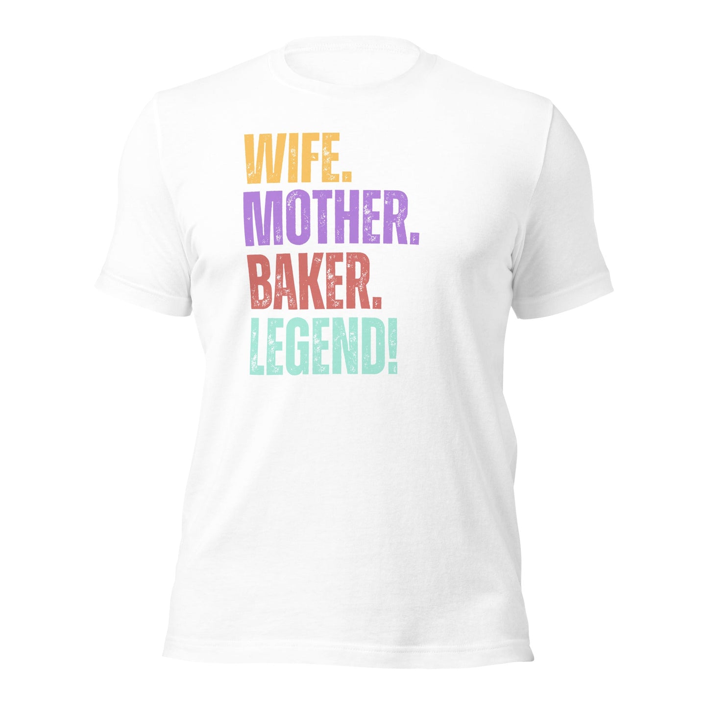Baker Legend Wife Shirt Fun Mom Baking Tee - Inken Image