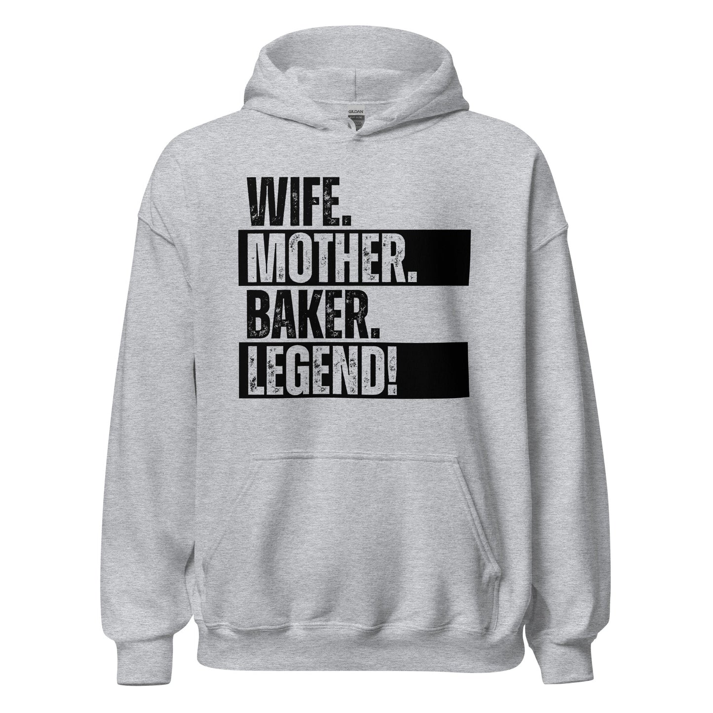 Baker Mom Hoodie Legend Baking Wife Hoodie Sweatshirt - Inken Image