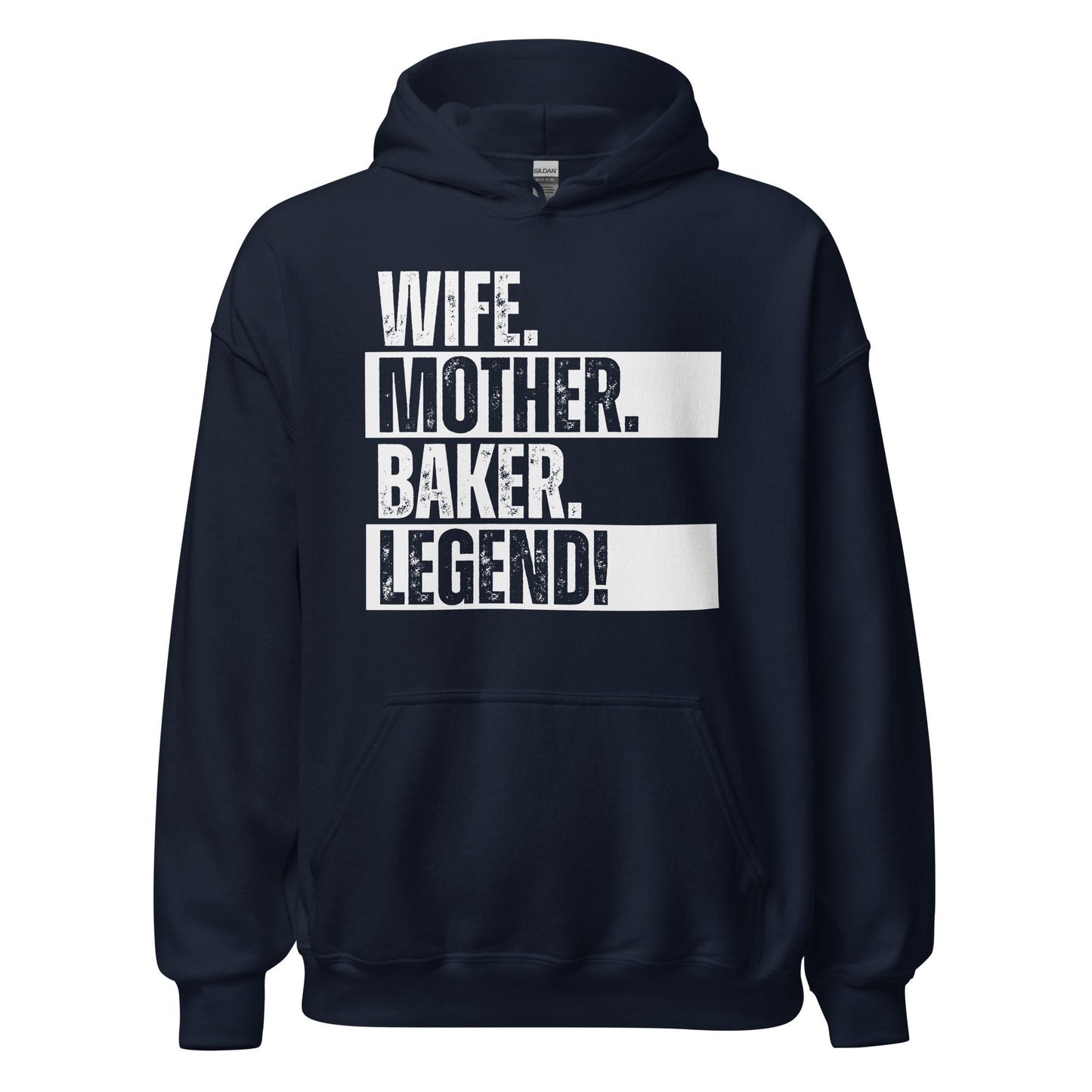 Baker Mom Hoodie Legend Baking Wife Hoodie Sweatshirt - Inken Image