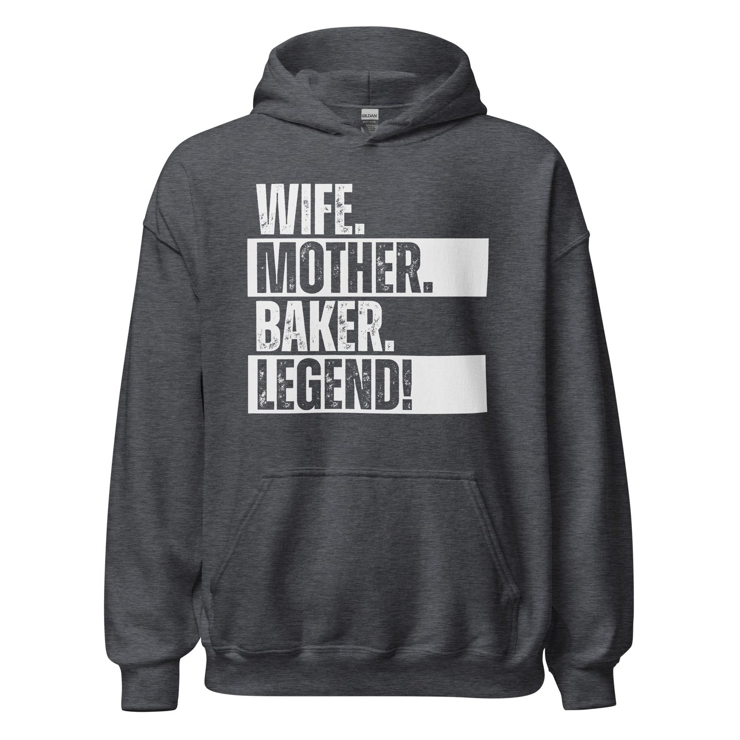 Baker Mom Hoodie Legend Baking Wife Hoodie Sweatshirt - Inken Image
