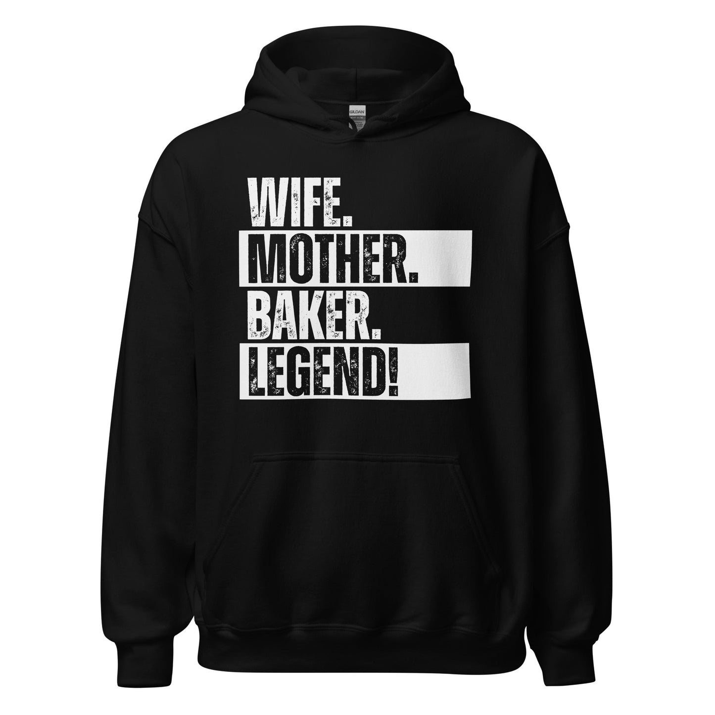 Baker Mom Hoodie Legend Baking Wife Hoodie Sweatshirt - Inken Image