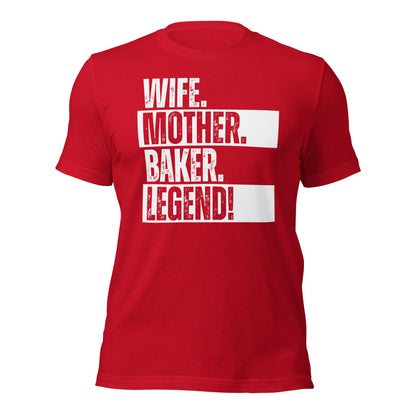 Baking Mom Shirt Baker Wife Legend Tee - Inken Image