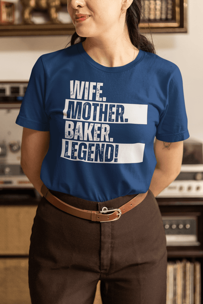 Baking Mom Shirt Baker Wife Legend Tee - Inken Image