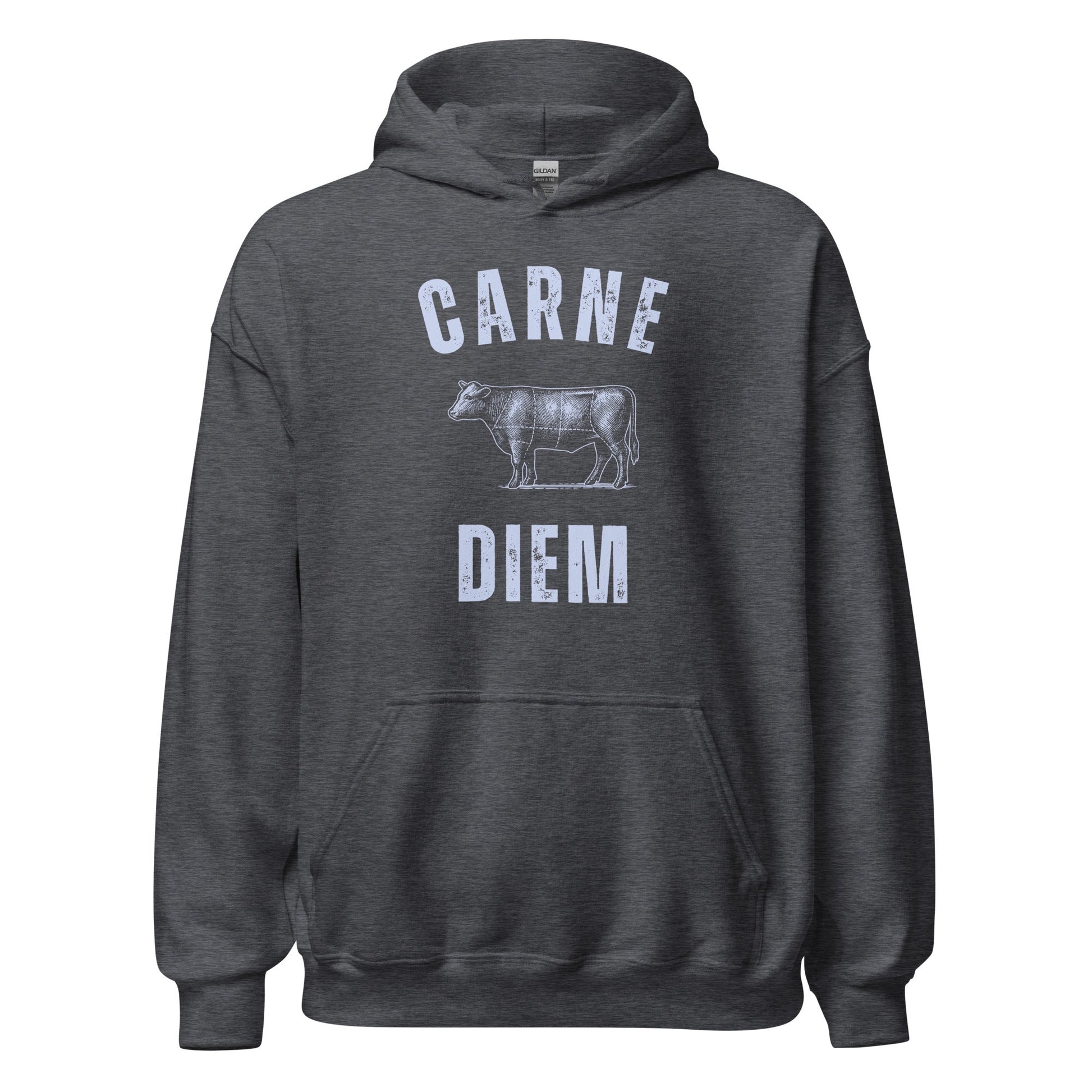 Carne Diem Grill Masters Vintage Butcher Chart Hoodie - Inken Image