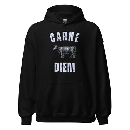 Carne Diem Grill Masters Vintage Butcher Chart Hoodie - Inken Image