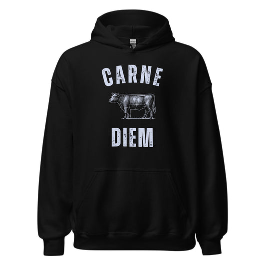 Carne Diem Grill Masters Vintage Butcher Chart Hoodie - Inken Image