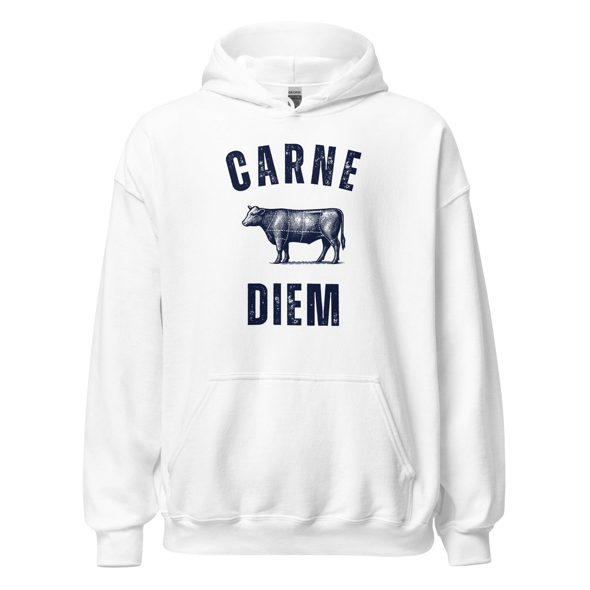 Carne Diem Grill Masters Vintage Butcher Chart Hoodie - Inken Image