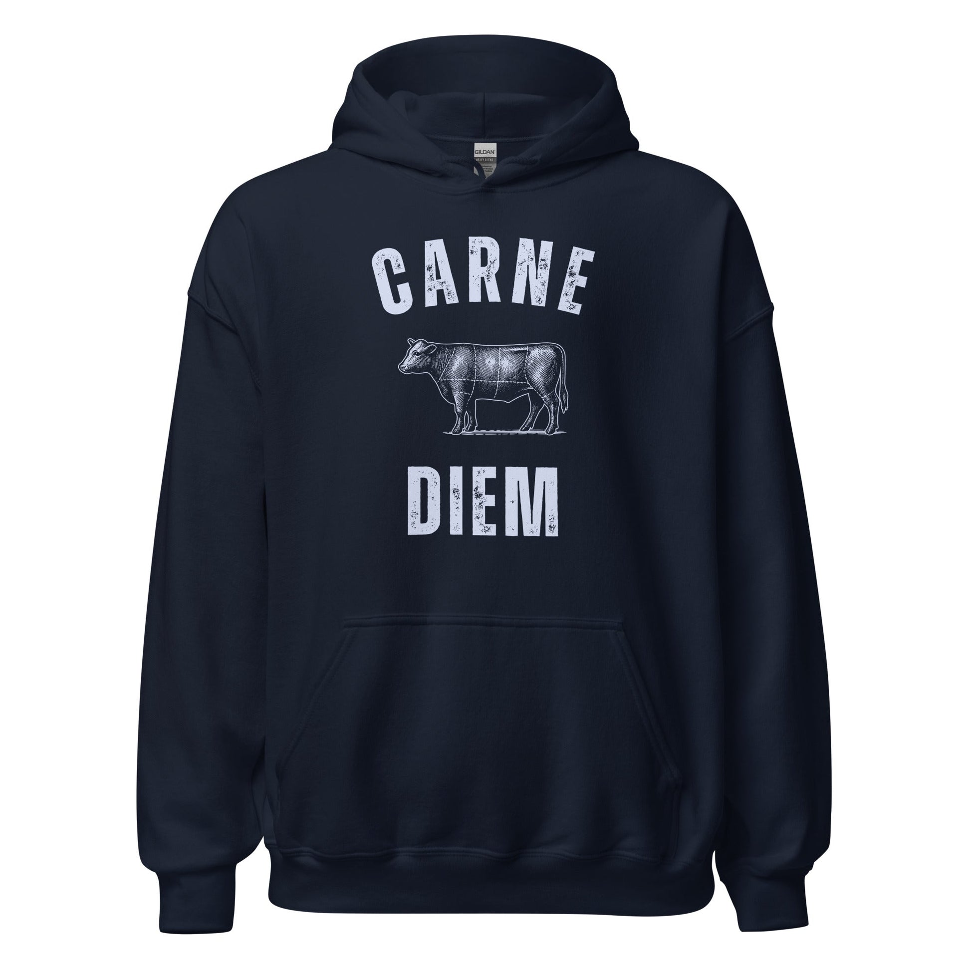 Carne Diem Grill Masters Vintage Butcher Chart Hoodie - Inken Image